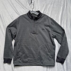 Callaway Weather Series Pullover Mens Medium Quarter Zip‎ Golf Sweater Jacket